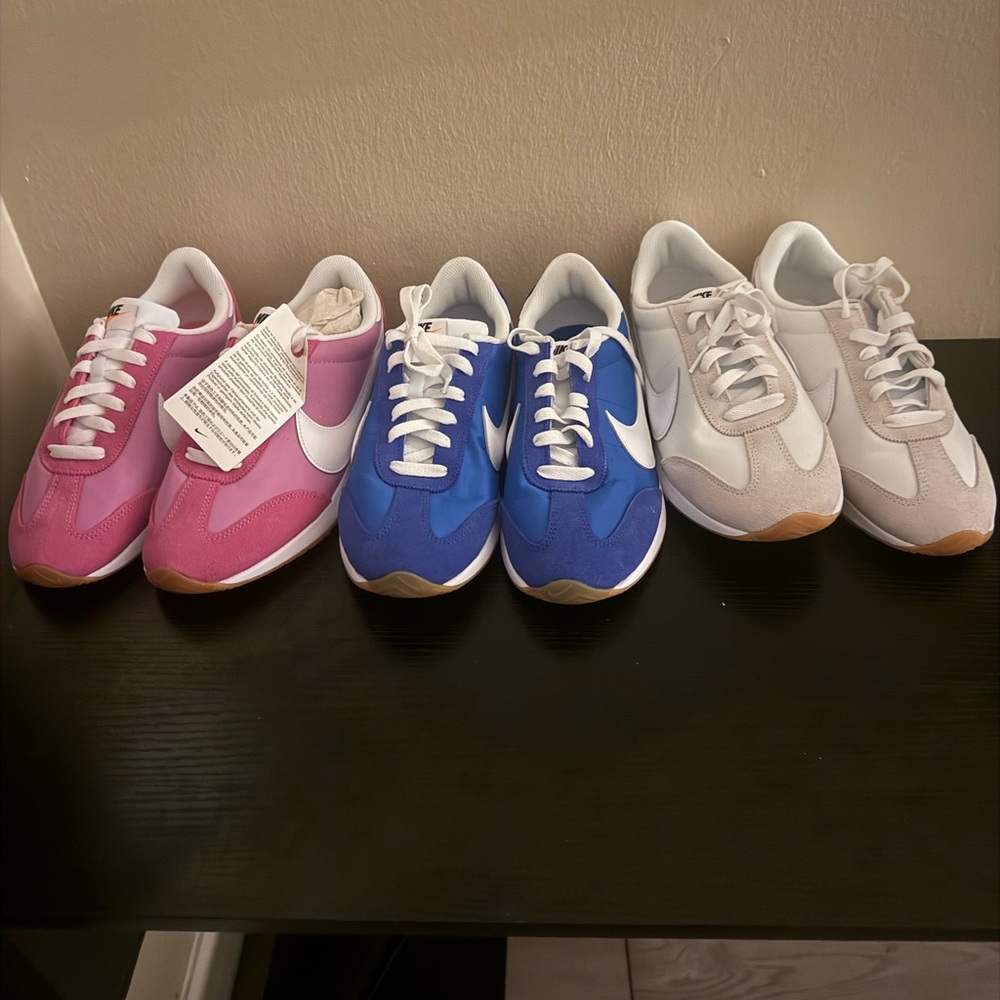 Nike Sneakers Set - Pink, Blue, Gray